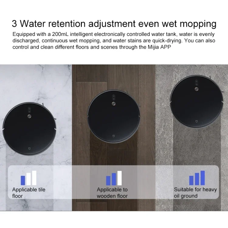 Aspirapolvere per il controllo dell\'app Robot intelligente ultrasottile con interconnessione intelligente originale Xiaomi Mijia