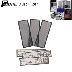 Hot sale 3Pcs 17*5cm PVC Dust Filter Universal DIY Shield Back Plate For Computer Chassis I/O