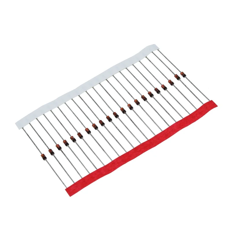 

100pcs 1N4758A 1N4756A 1N4752A 1N4751A 1N4749A 1N4747A 1N4746A 1N4745A 1N4744A 1N4743A 1N4742A 1N4741A DO-41 1W Zener Diode