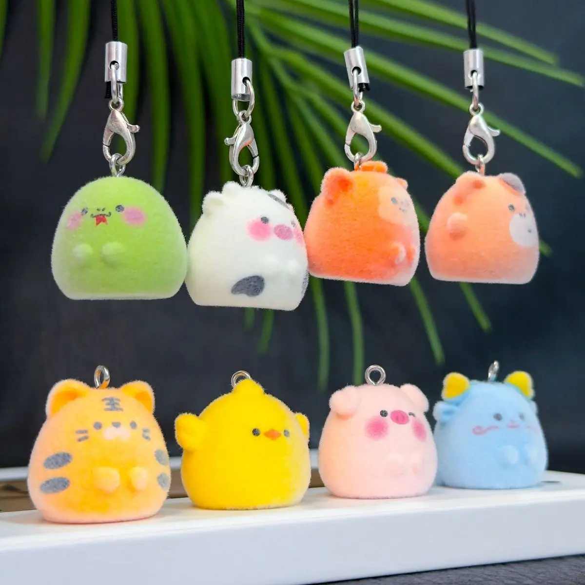 يتدفقون لطيف أنيمي الهاتف Charms قلادة Kawaii المفاتيح حالات آيفون 16 17 Airpods سماعات المدرسية زجاجة Ins كوريا جديد #4