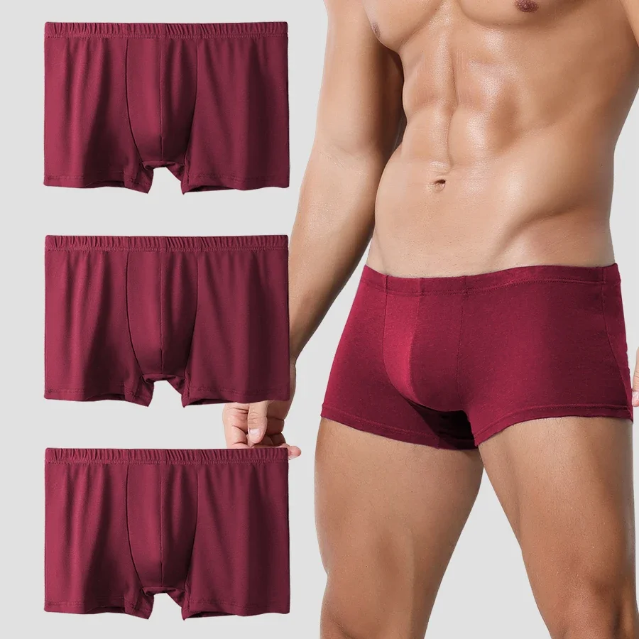 3pc Sleep good boxers, skin-friendly cotton material, relaxed fit allows you to turn over at night without restraint