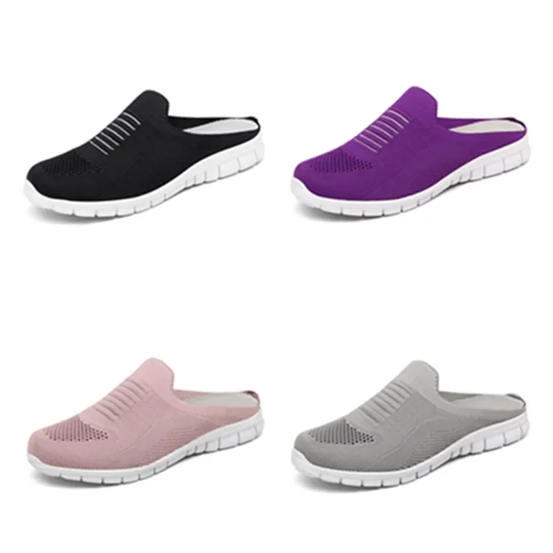 Slip on Mules & Clogs for Womens Light Open Back Shoes Comfort Walking Shoes Lightweight Breathable Slippers Closed Toe Slides