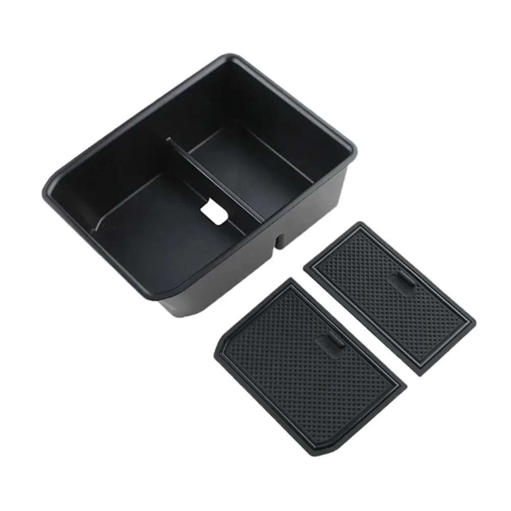 For Audi Q4 E-Tron 2021 -2025 ABS Car Armrest Storage Box Central Console Organizer Tray Interior Accessories