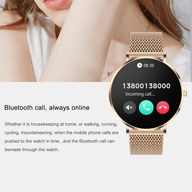 6.8mm Ultra Thin Amoled Smartwatch Montre Connecte Intelligente Wearable Devices Waterproof 2025 Smart Watch for Women