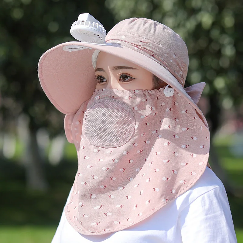 

Womens Summer Hat with Fan and Sun Protection - USB/Portable Design Urn pendant for ashes Pet memorial Human cremation urn Urn
