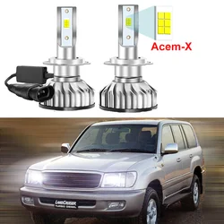2Pcs Car Led Headlight Bulbs For Toyota Land Cruiser 100 Series (100 & 150 Series) 1998 to 2007  High Low Beam Car LED Headlamp