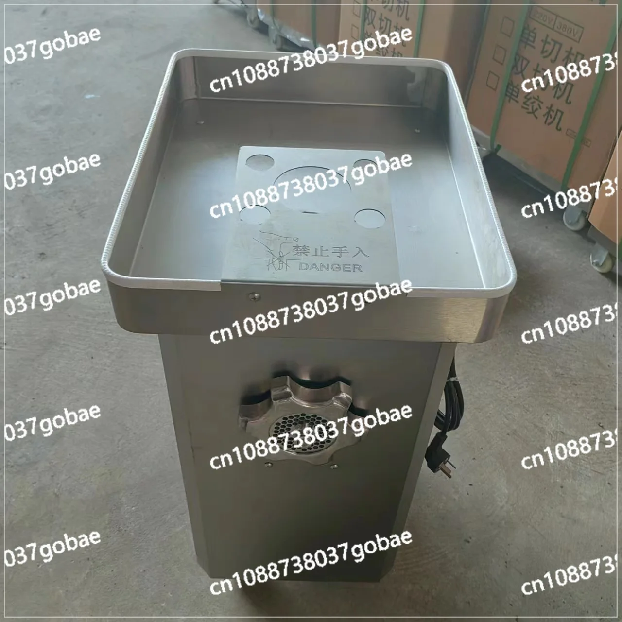 Automatic stainless steel luxury meat grinder, multifunctional meat grinder enema machine