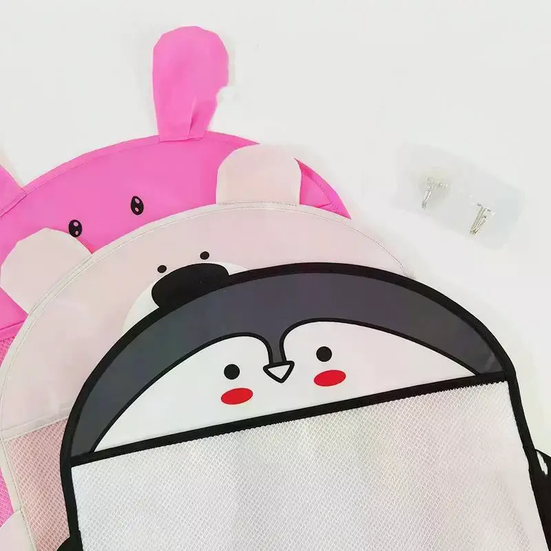 Kids Baby Bath Toys Storage Bag Strong Suction Cups Bath Game Bag Bathroom Organizer Water Toys Storage Net Bag Baby Item Mother