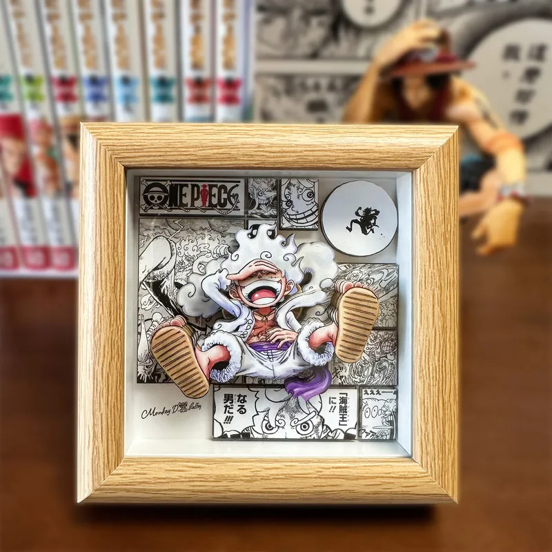 

One Piece Nika Luffy'S Exquisite 3d Painting In Fifth Gear, Birthday Gift, Room Desktop Decoration For Anime Enthusiasts
