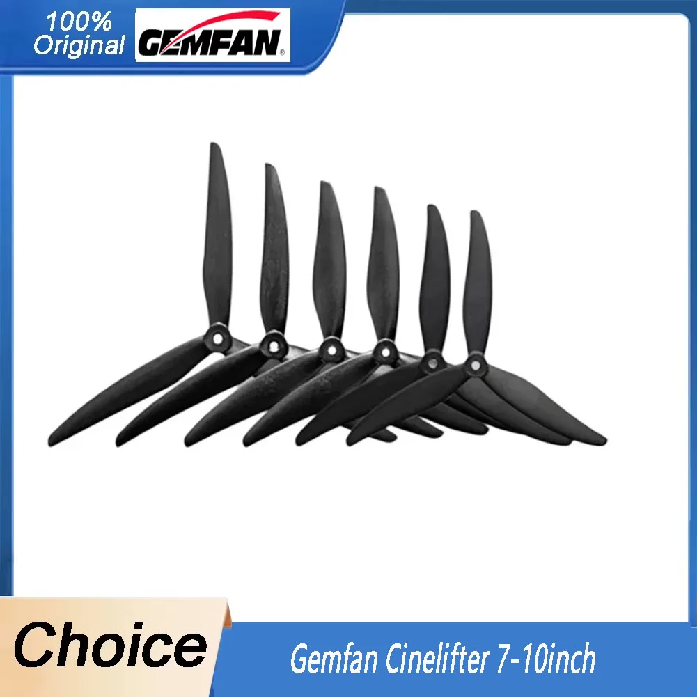 Gemfan Cinelifter 3-Blatt-Propeller 7037 7535 8040 8060 9045 1050 für 7-10 Zoll FPV-Drohne Cinelifter