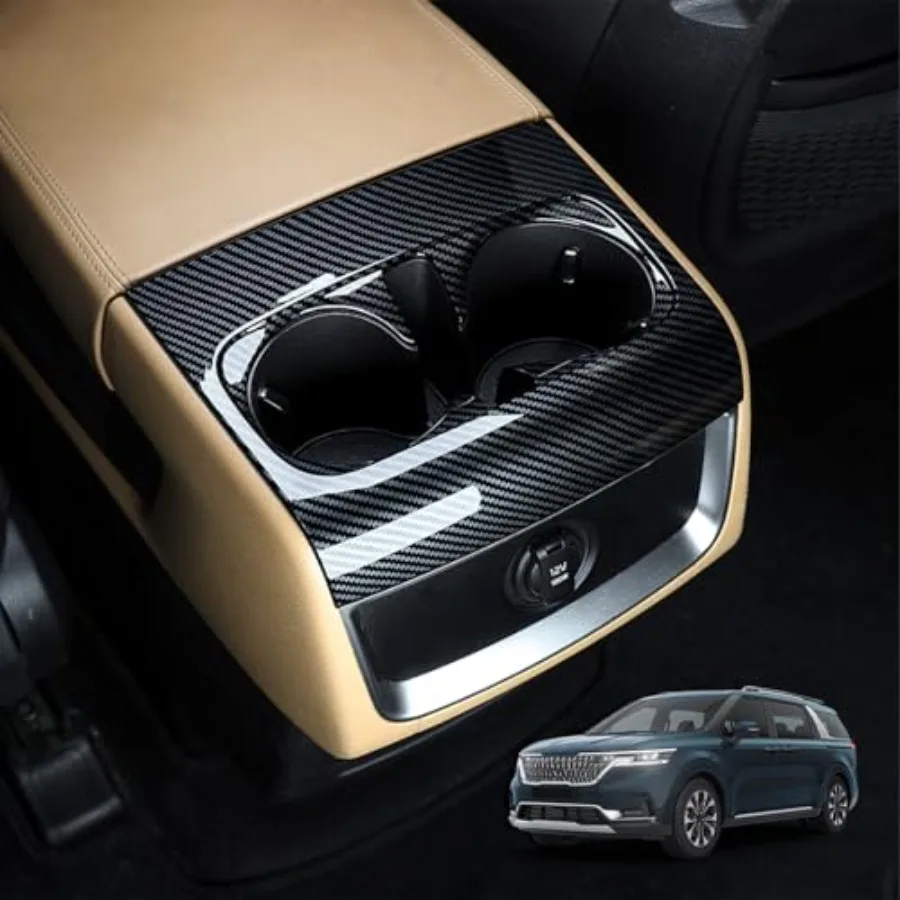 

Накладка на центральную консоль (держатель для стаканов) для KIA Carnival 2022-2026, аксессуар