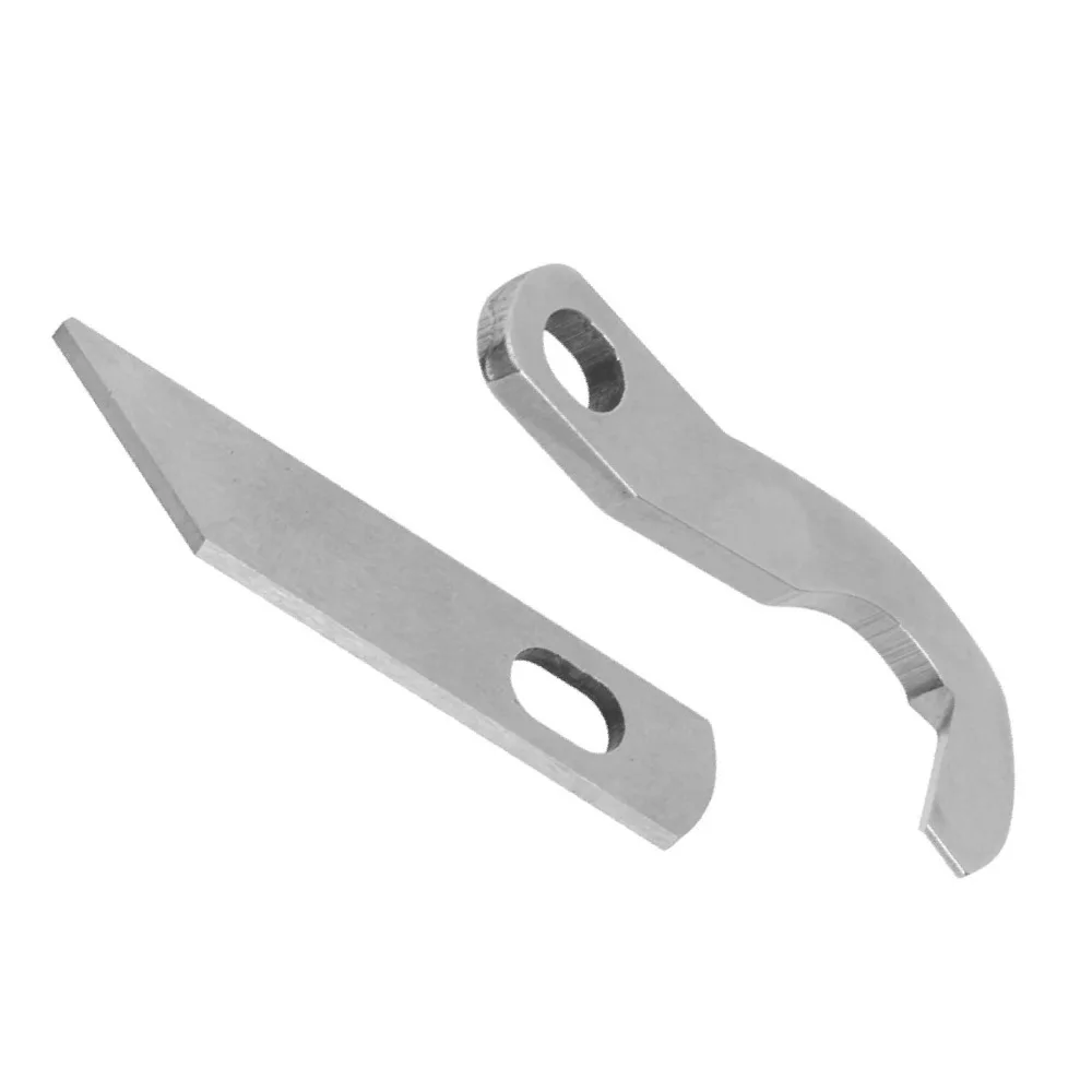 

Durable Sewing Machine Overlock Knife Silver Steel Serger Overlock Knife Precision Serger Blade Industrial Sewing