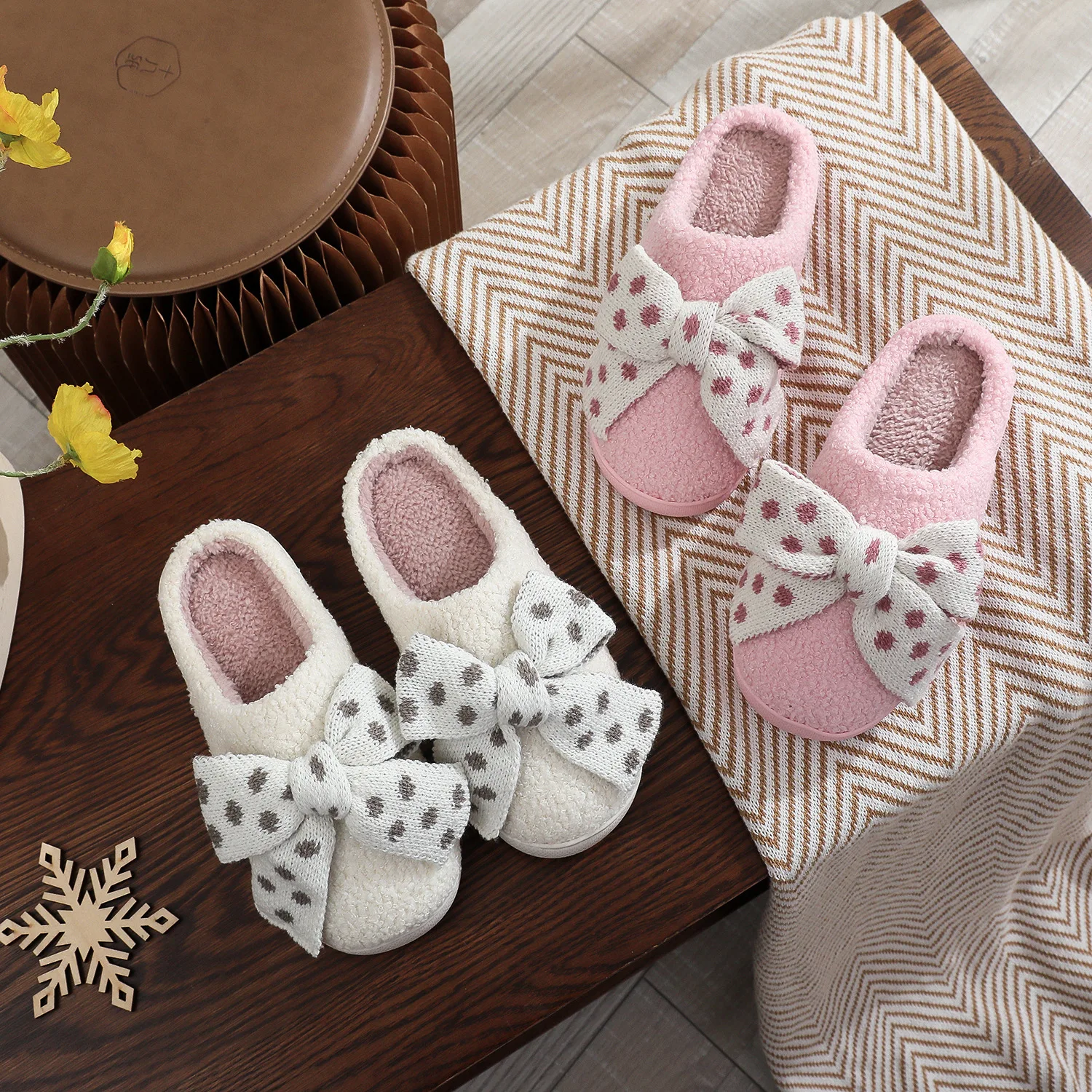 Women Shoes For Winter - Winter Warm Plush Slippers Women Big
