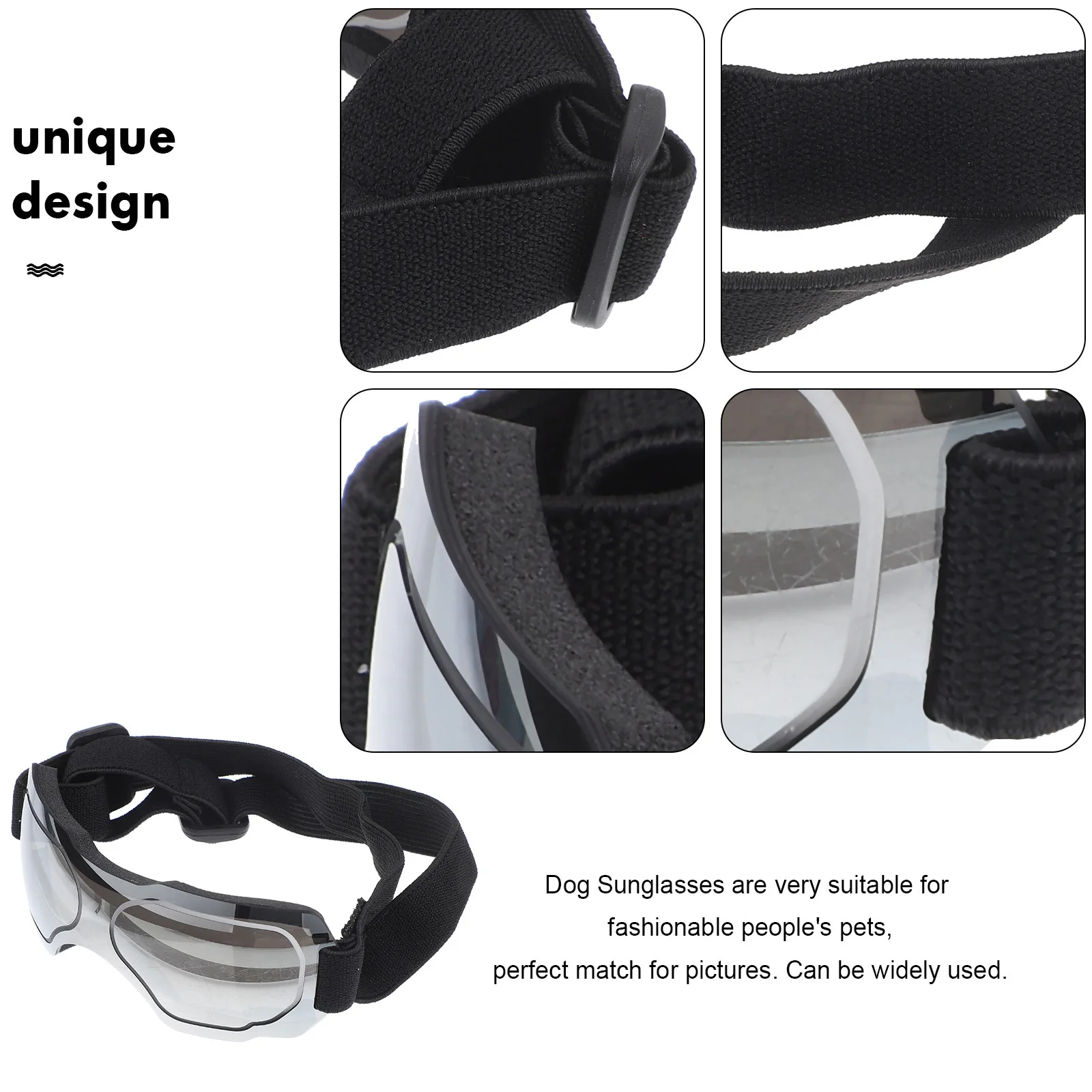 

Dog Sunglasses Small Dog Uv Protection Windproof Goggles Outdoor Driving Puppy Party Glasses Puppy Goggle Pet Sunglasses