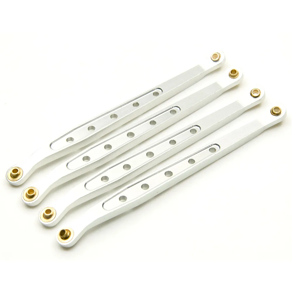 YEAHRUN-Juego de varillaje de suspensión de brazo de enlace superior e inferior de aleación de aluminio para coche trepador de control remoto Axial Wraith 1/10, piezas de mejora 90018