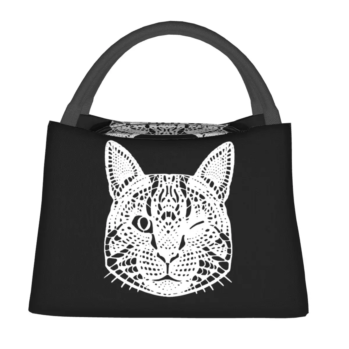 

Baby Lasagna Cat Insulated Lunch Bag for Women Kids Leakproof Food Boxes Thermal Lunch Box Tote