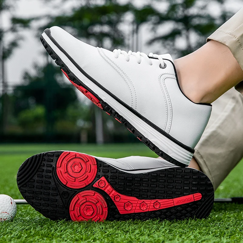 Zapatos de Golf para hombre, calzado profesional antideslizante y cómodo, moda al aire libre y ocio para caminar, superventas