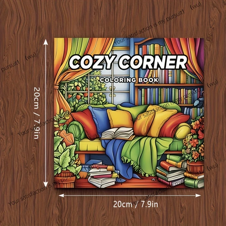 1 Upgraded Comfort Corner Coloring Book -  relaxing art gifts for birthday, Halloween, Christmas and holiday parties