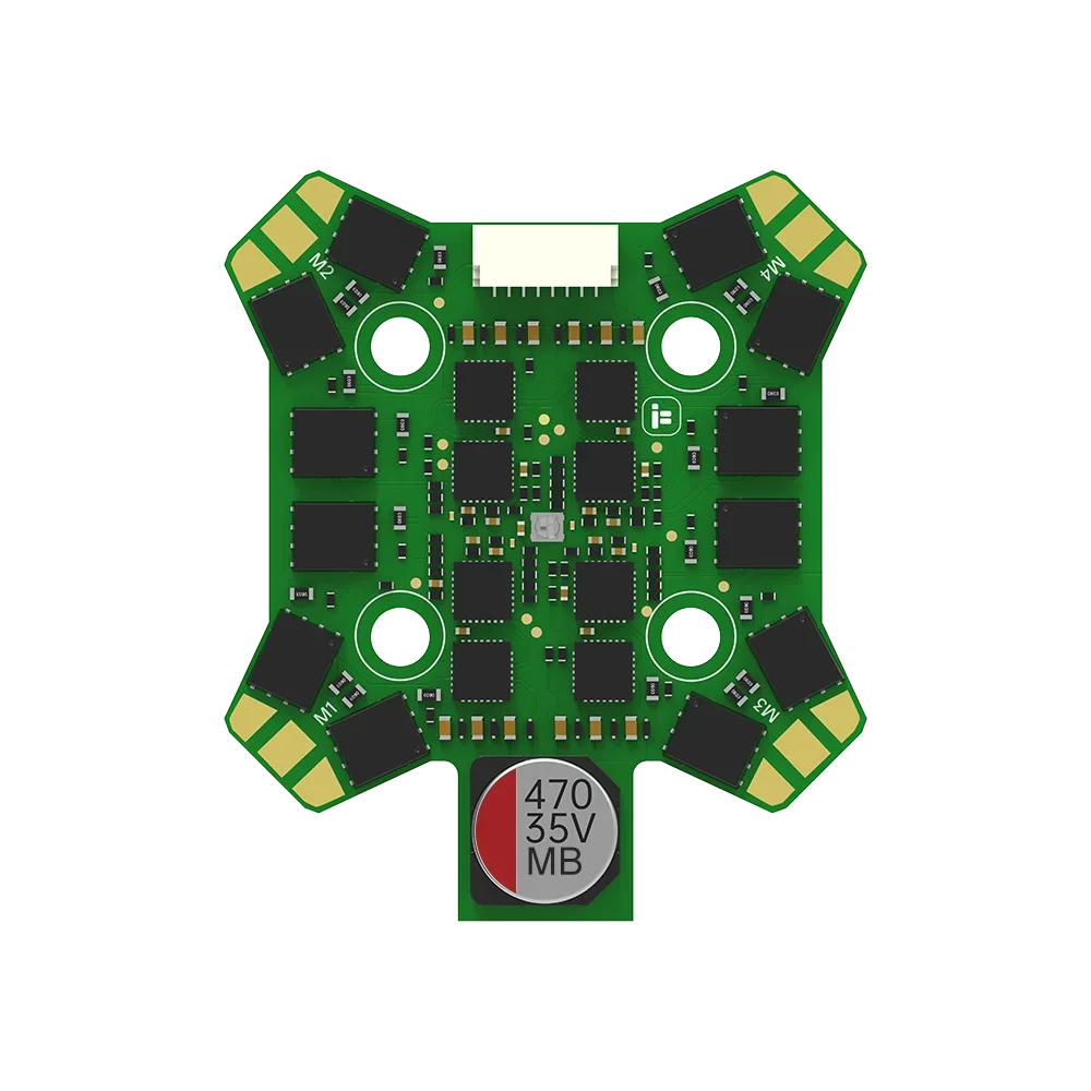 TopESiFlight BLITZ E55R 4-IN-1 ESC 2-6S With 20x20mm Mounting Holes For FPV Parts