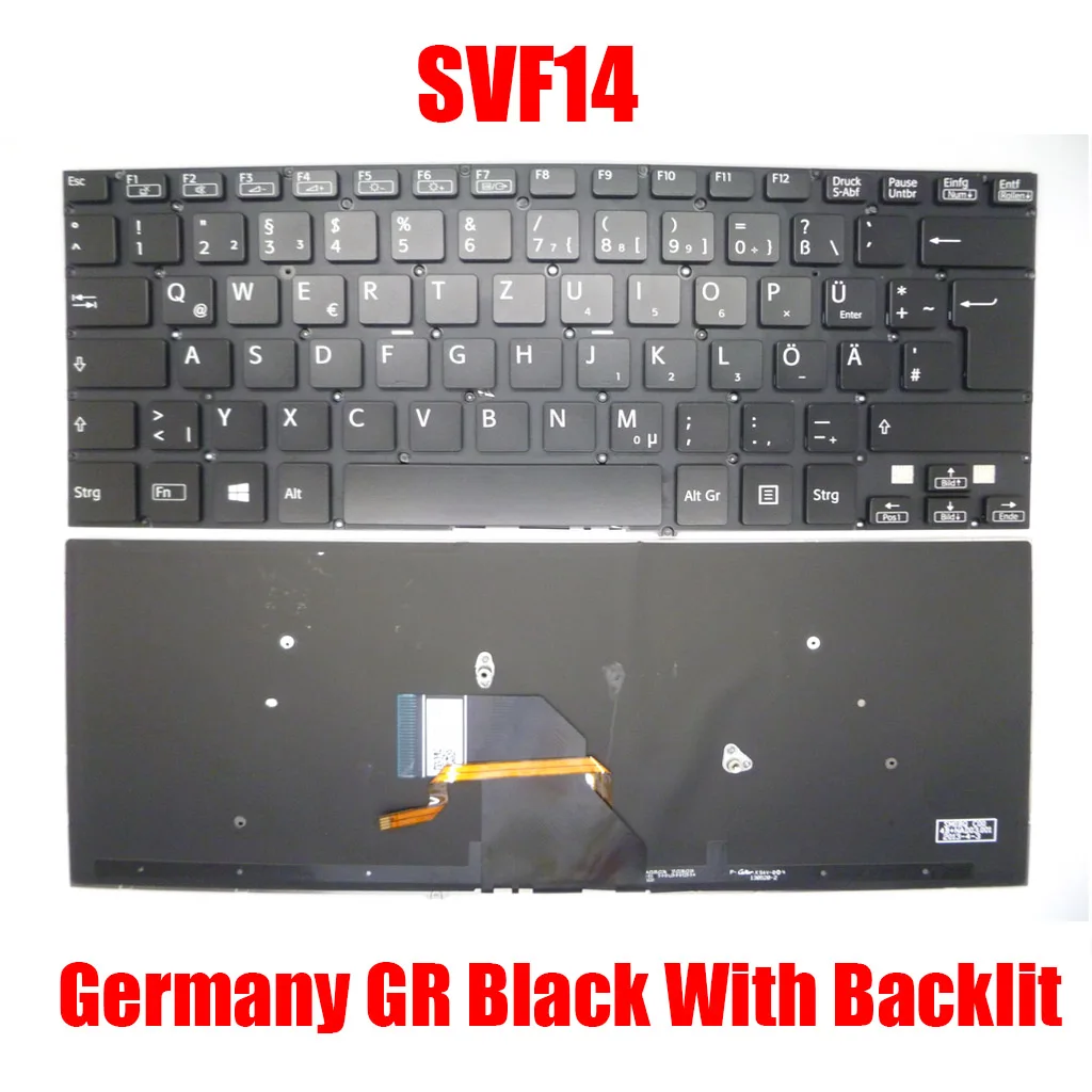 FR BE GK GR Laptop Keyboard For SONY SVF14 149239251FR 149237211BE 149237391GR 149237131DE French Belgium Greece Germany