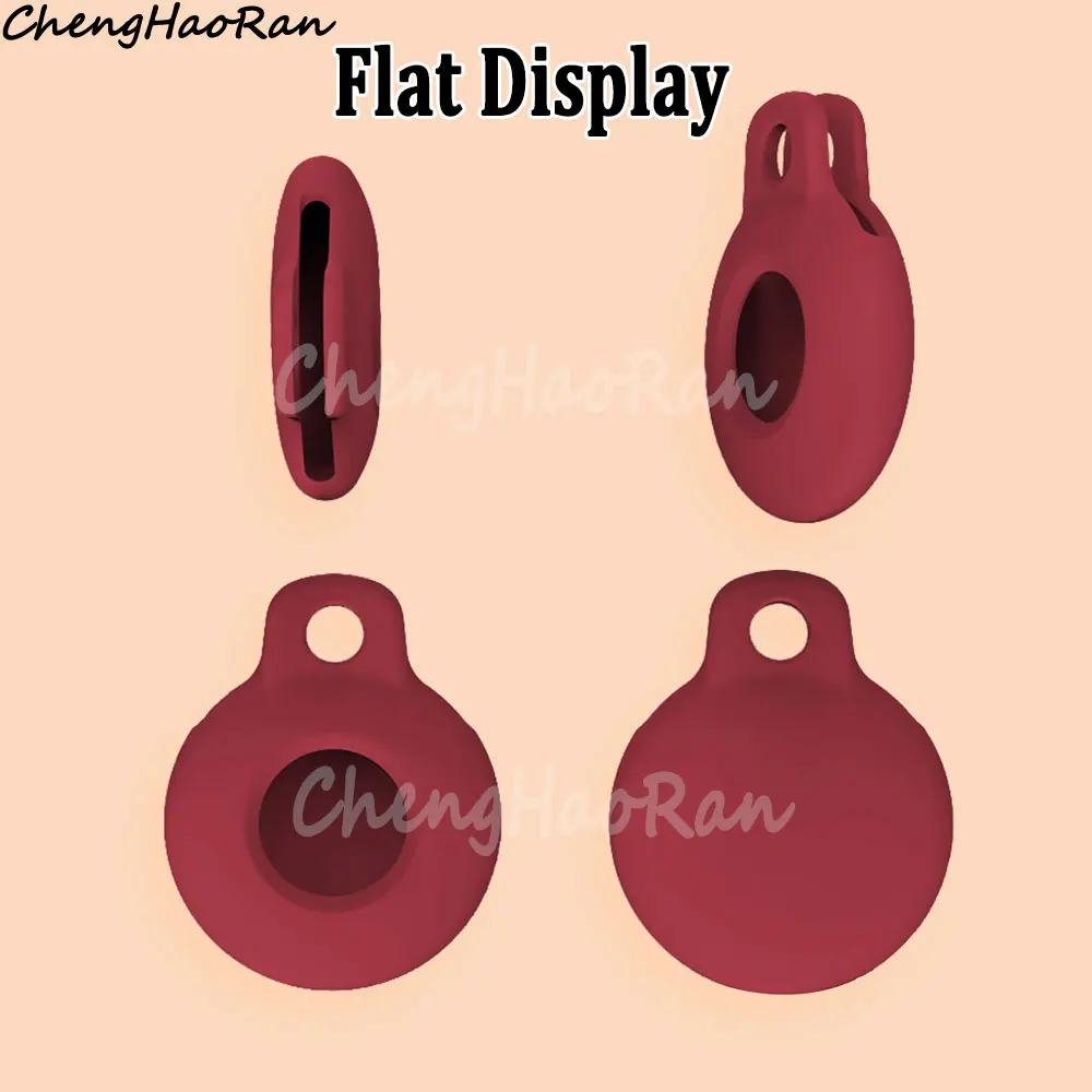 1 шт. для AirTags, чехол-локатор для метки, Bluetooth-отслеживание, силиконовый защитный чехол, адаптивный брелок для предотвращения потерь, аксессуар для чехла