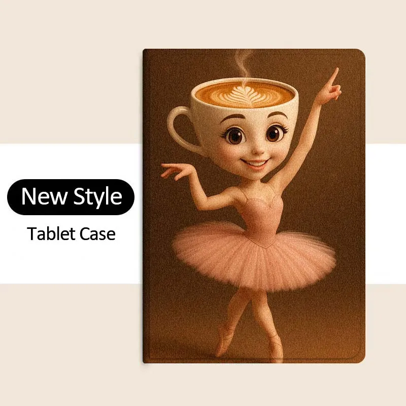 Balerina Capucina Tung Sahur لـ OPPO Pad 2 3 4 Neo Air SE X Pro 10.36 11 11.4 11.61 12.1 13.2 بوصة 2025 حافظة كمبيوتر لوحي قابلة للطي #6