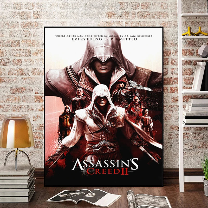 Game Decoration Home Decor A-AssassinS C-Creed Posters for Wall Art Canvas Painting Decorative Paintings Poster Room Decorations