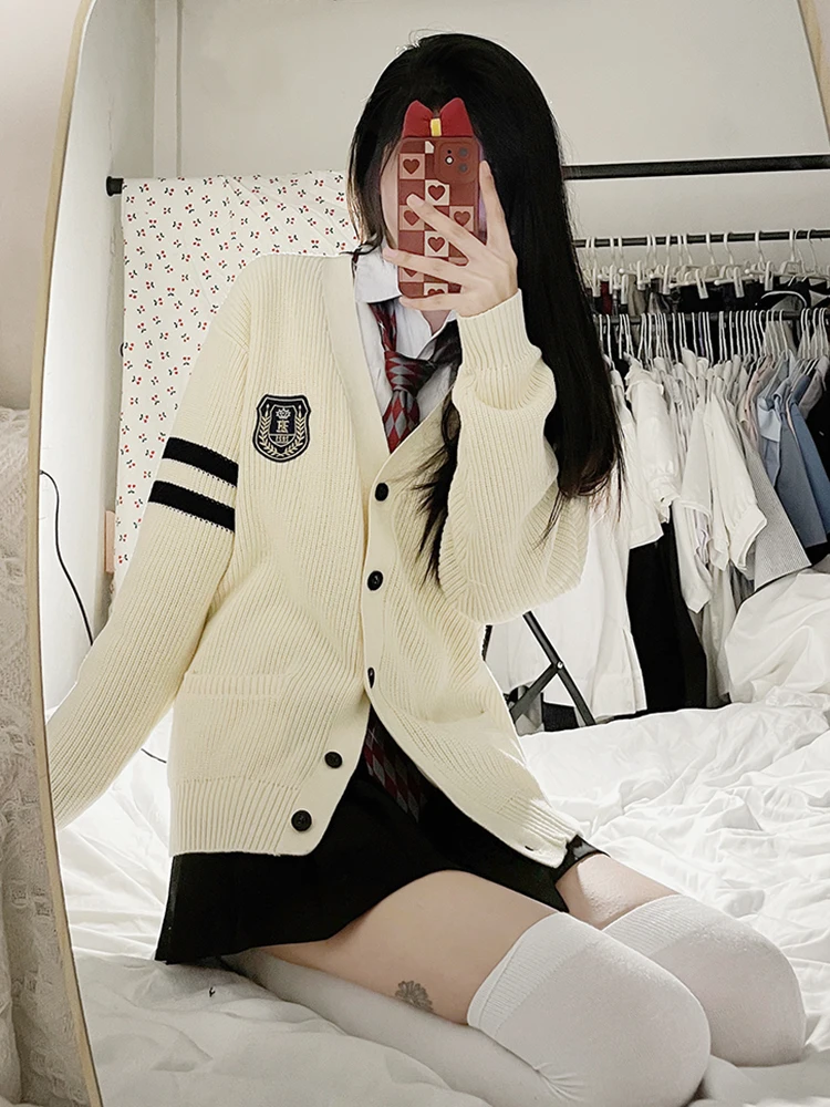 

Tokyo Conology New JK Spring Autumn Bae Open Cardigan Sweater Women Loose Commute College Sle Lord College V-ne Long ...