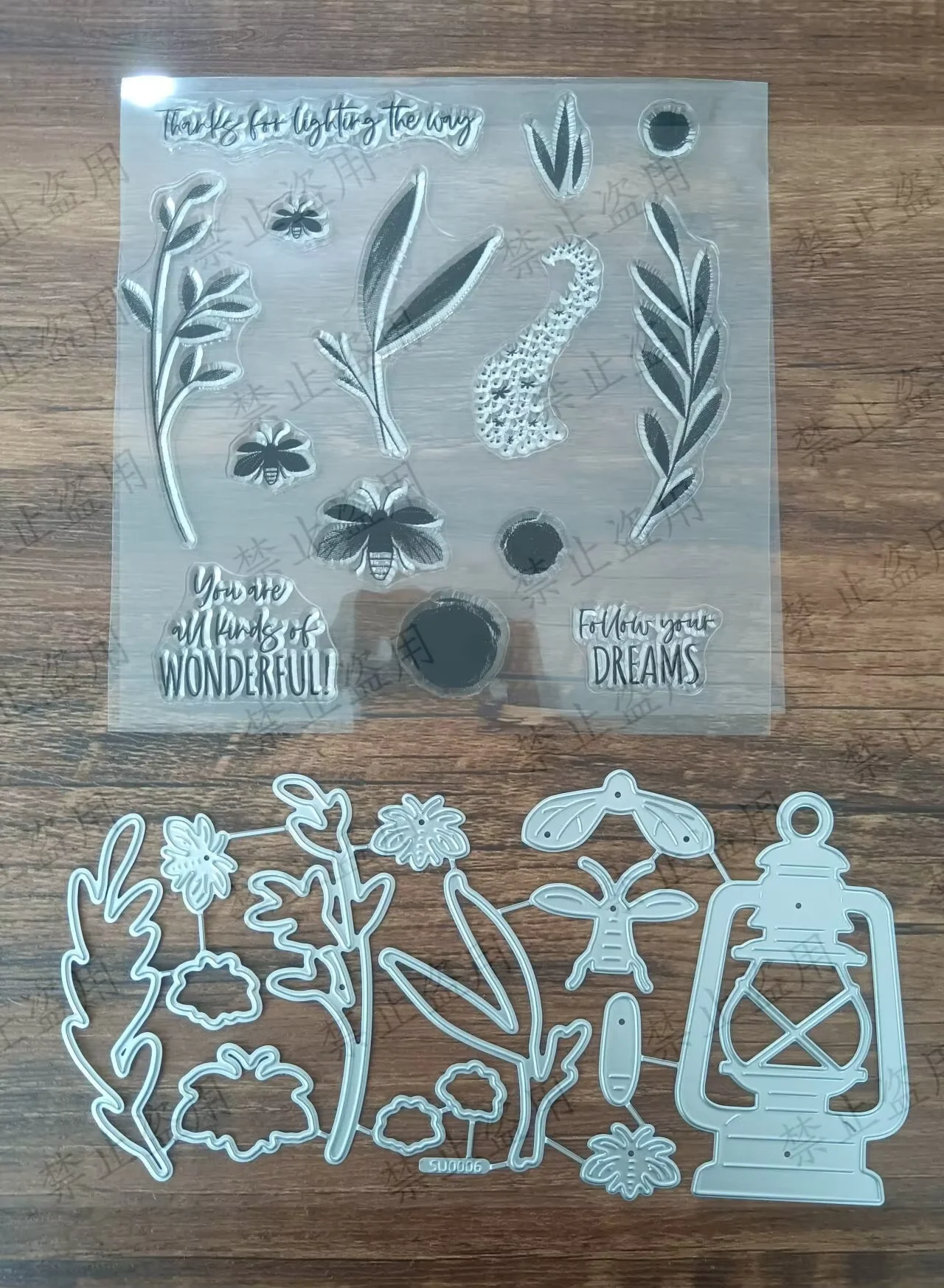 Flowers Insect Letter Birds Nest Metal Cutting Dies Clear Stamps for DIY Making Card Scrapbook Embossed Craft Supplies Template