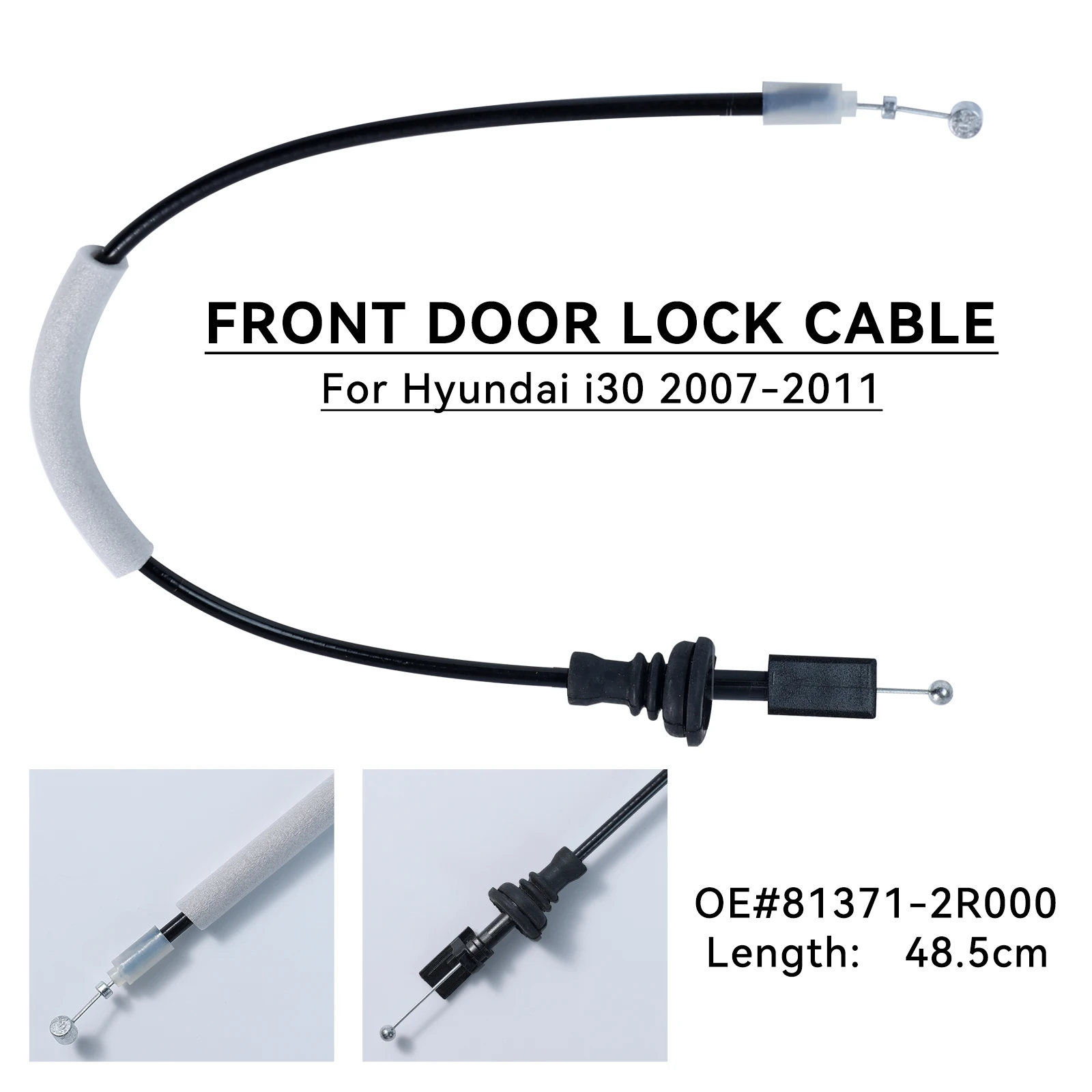 Car Inner Door Cable Line Front Left or Right Wire For Hyundai i30 Kia Cee'D 2007 - 2012 Between Inner Handle and Lock Actuator