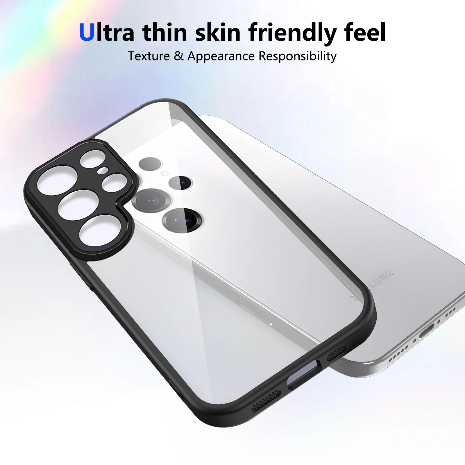 Telefon Fall Für Samsung Galaxy S25 Ultra S24 Plus Airbag Stoßfest Shell TPU + Transparent Für Samsung S25Edge S24FE S23FE fall