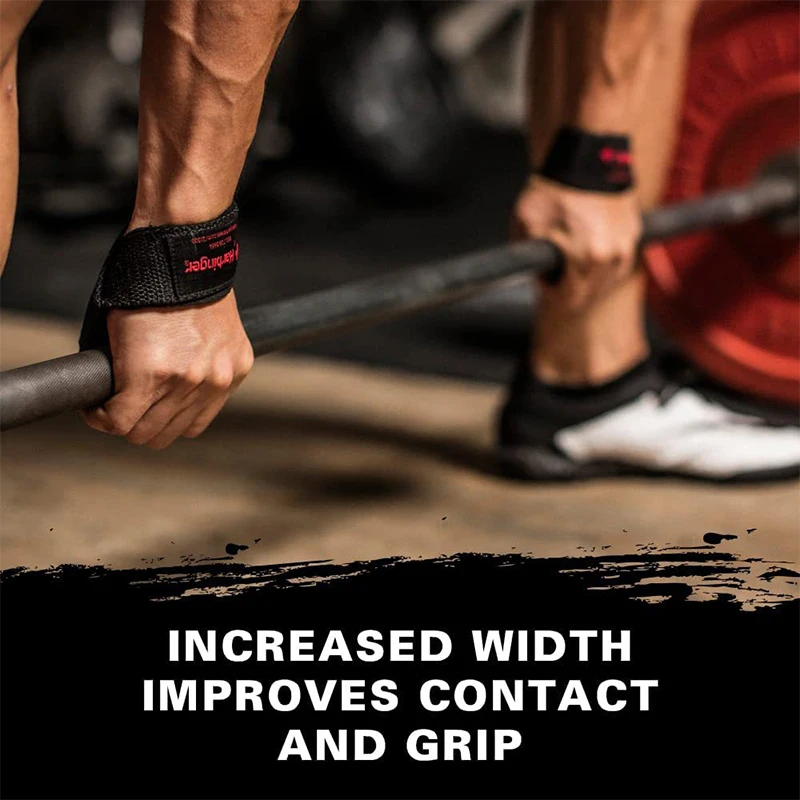 1pc gym lifting straps weightlifting wrist weight belt bodybuilding gloves for women men fitness crossfit barbells power sport