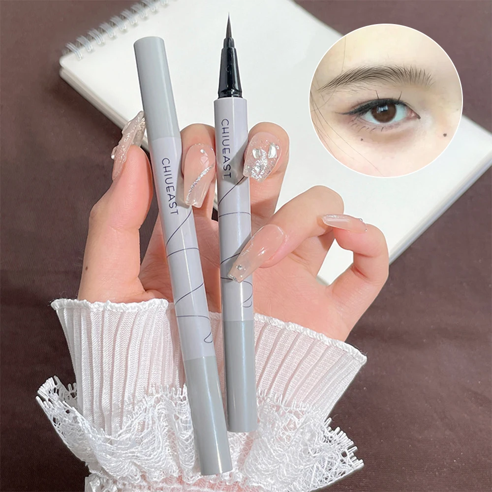 Ultra-fine Eyebrow Pencil Outline Shadow Lying Silkworm Eyeliner Waterproof Non-smudge Lasting Colorfast Liquid Eyebrow Pencil