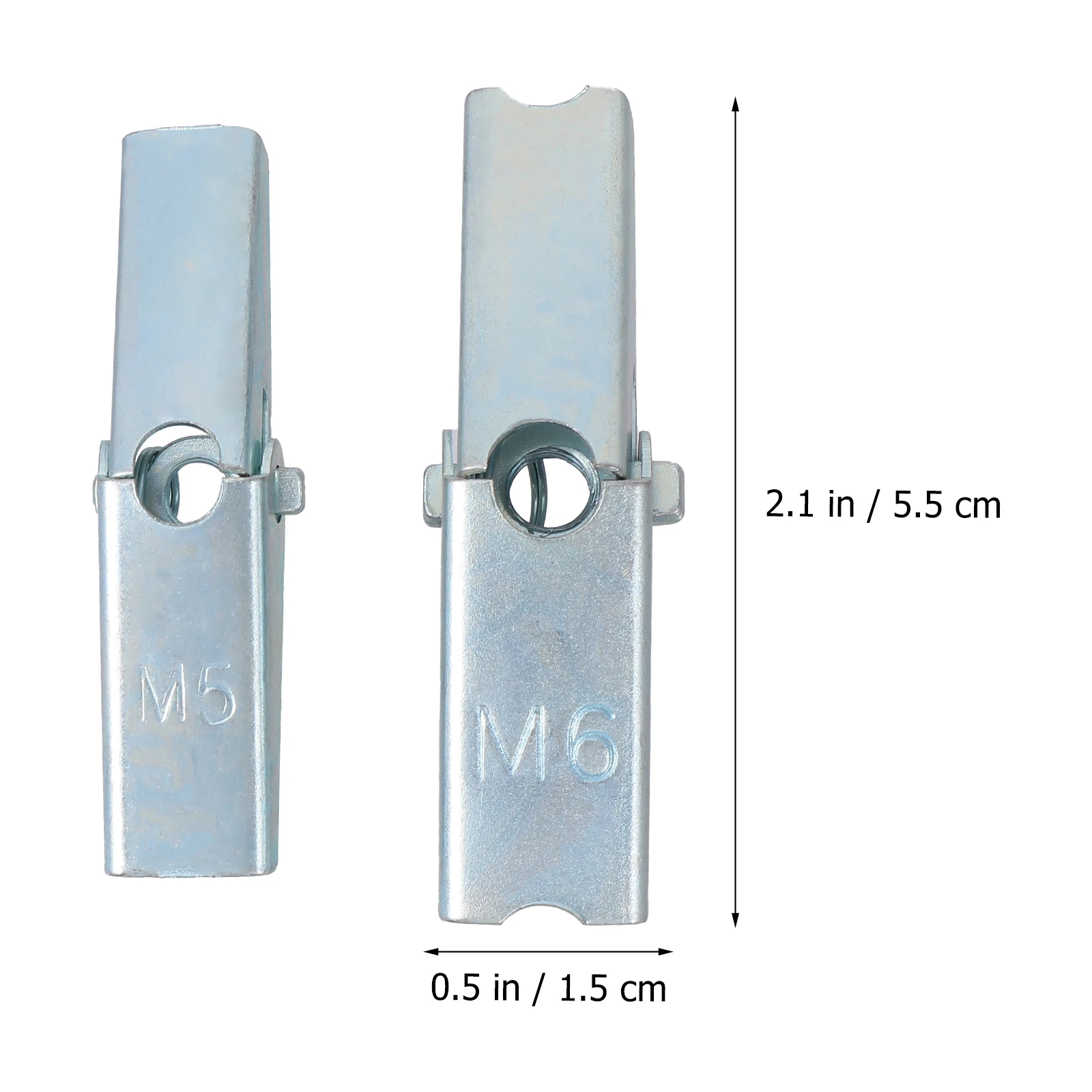 

2 Sets Orchid Clip Screw Self Drilling Anchors Tapping Carbon Steel Bolts Compound Groove Fasteners Drywall Premium