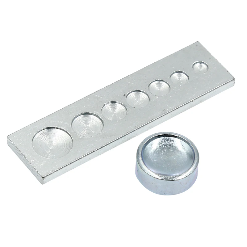 11Pcs Snap Rivet Fastener Buttons Kit di strumenti di installazione per artigianato in pelle fai da te Set di strumenti per punzonatura a mano