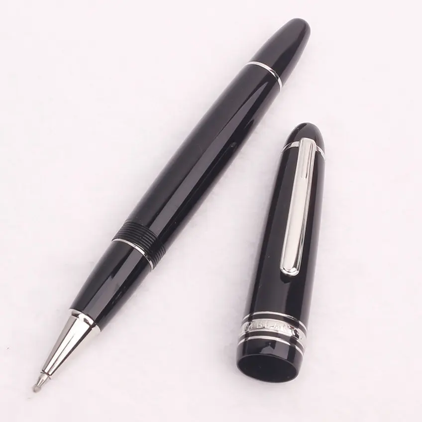 Luxury 149 Black MB Roller Ball Pen Fountain Pen M Nib Gold Clip Best Signature Business Office Brand Calligraphy Ink Pens