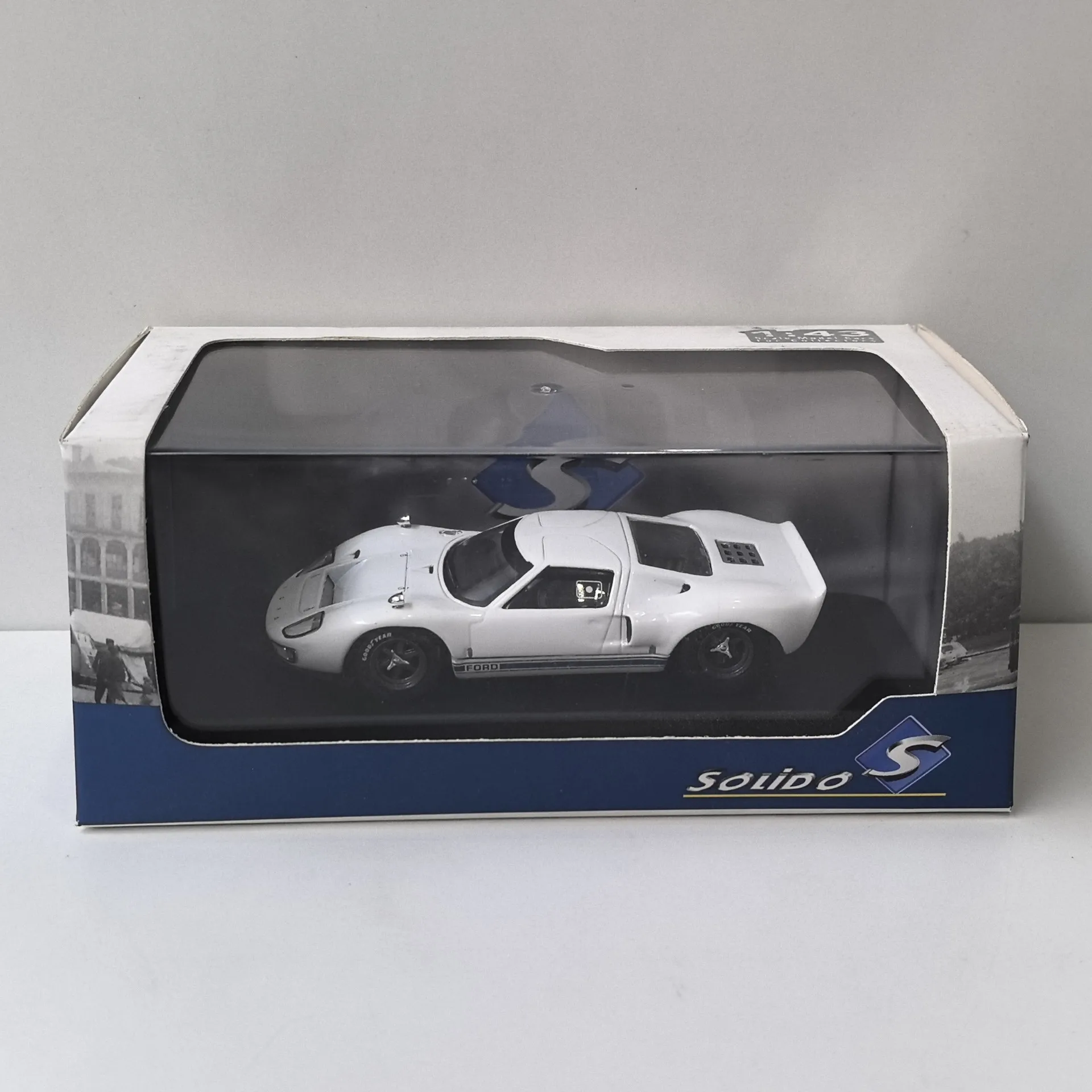Modèle de voiture en alliage moulé sous pression SOLIDO, échelle 1:43, FORD GT40 1966, Ford, jouet de collection, cadeau, affichage Souvenir, ornement