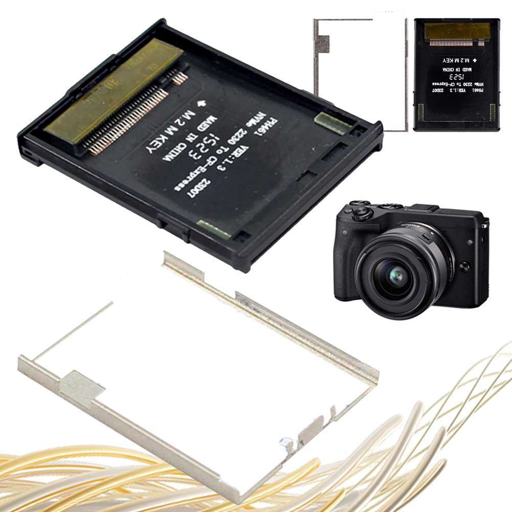 

M.2 NVMe 2230 M-Key SSD To CFExpress Type-B NVME To CFExpress Adapter Expansion Memory Card Expansion Adapter for Camera