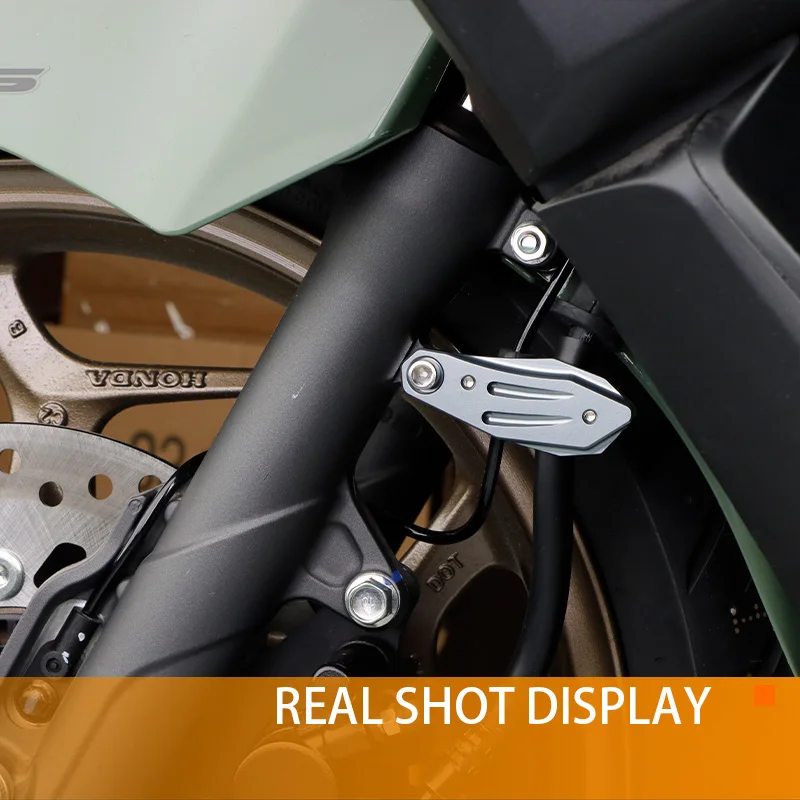 

Motorcycle Cable Clip Instrument Wire Storage Bracket Wire Harness CNC Decorative Clip Front Brake Line Clamp Holder For UHR 150