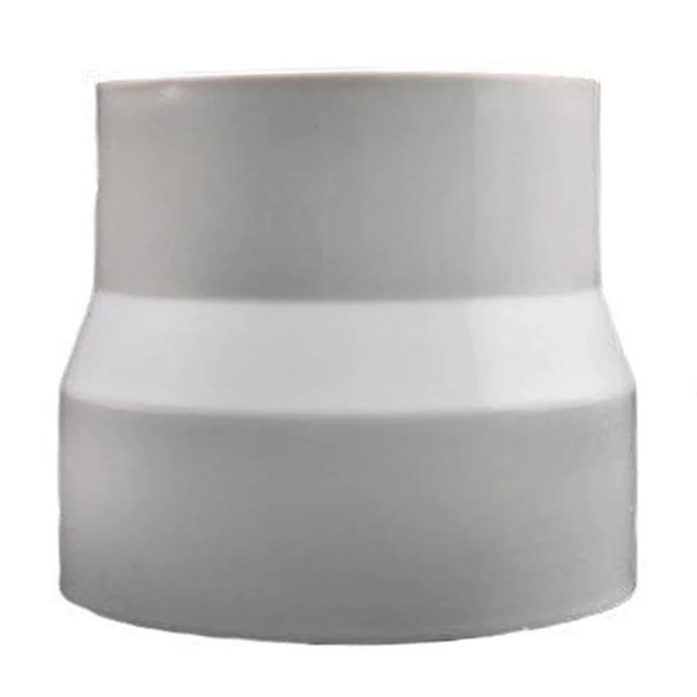 100200mm PVC Reducer Connector for Air Ducts Round Pipe Ventilation Fitting Easy Installation and Long Lasting