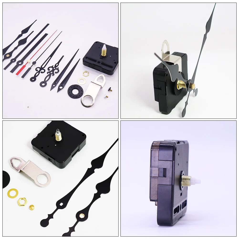 

TEHAUX Quartz Clock Movement Kit Plastic Hands Mechanism Replacement Supplies for Home Decor