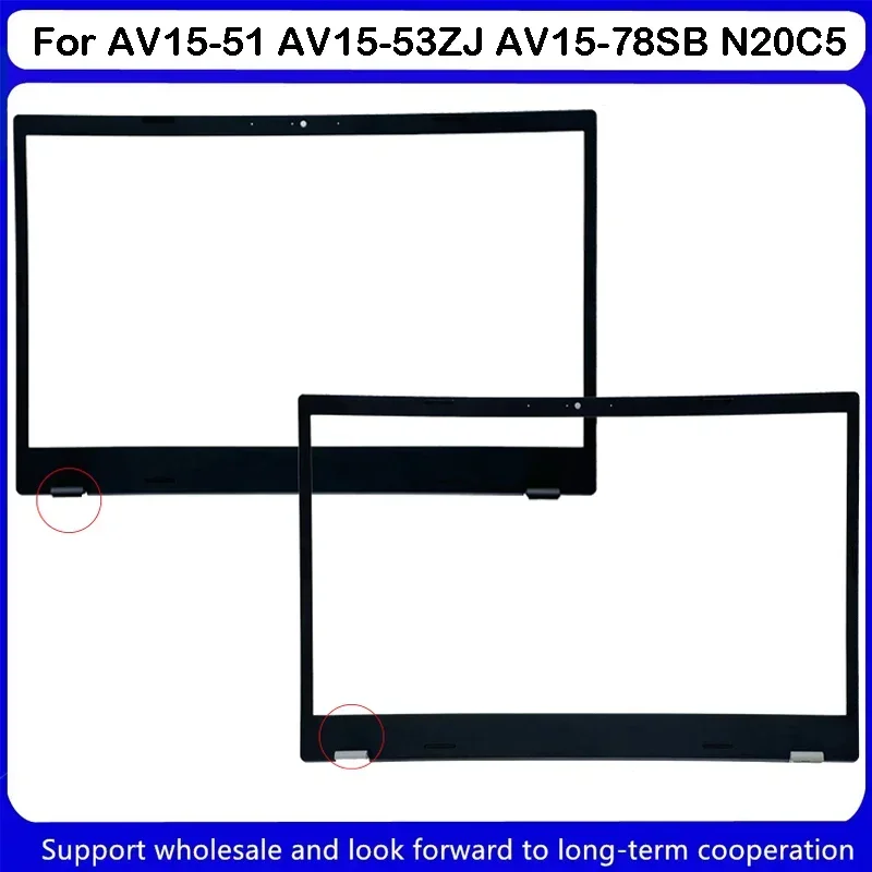 NOVO Para Acer AV15-51 AV15-53ZJ AV15-78SB N20C5 LCD Moldura Frontal AP3RJ 000310 -HA25 AP3W 9000210 -HA25