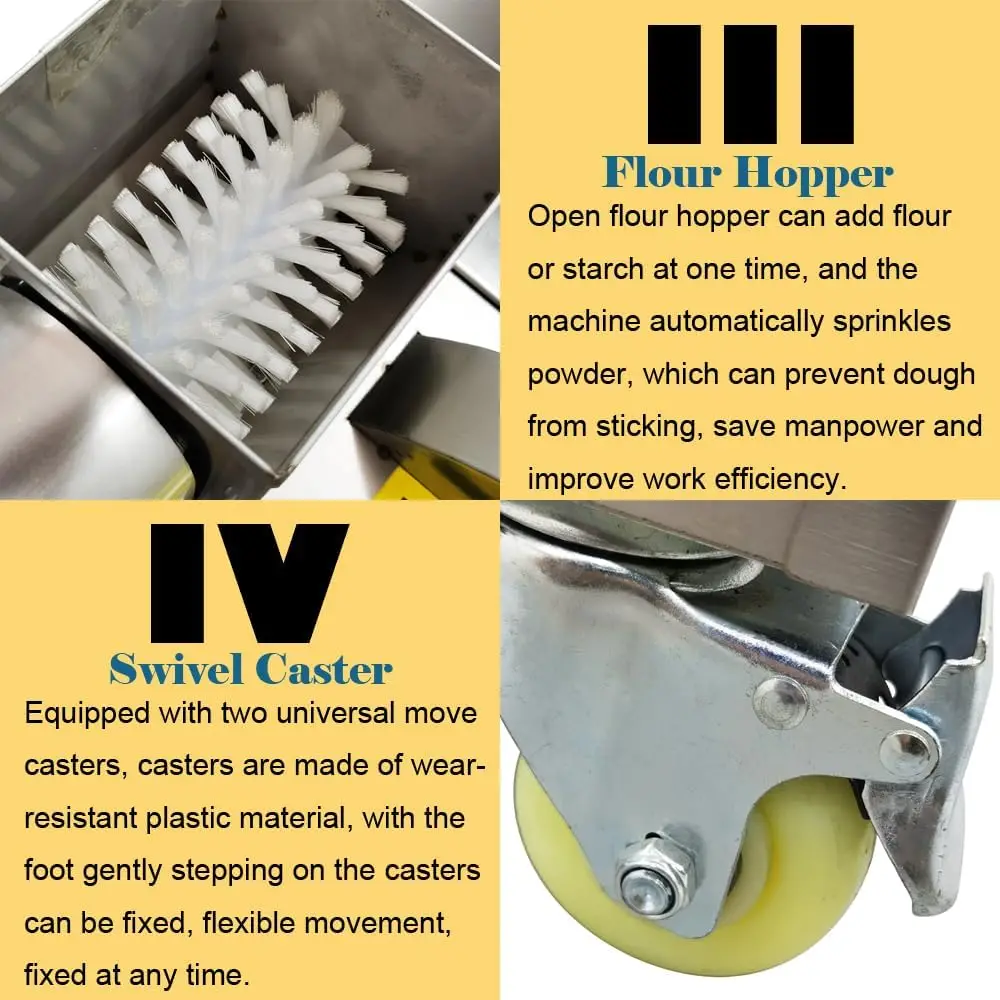 آلة تقسيم العجين مقسم العجين مستدير عالي الكفاءة قاطع العجائن صنع كرة البيتزا