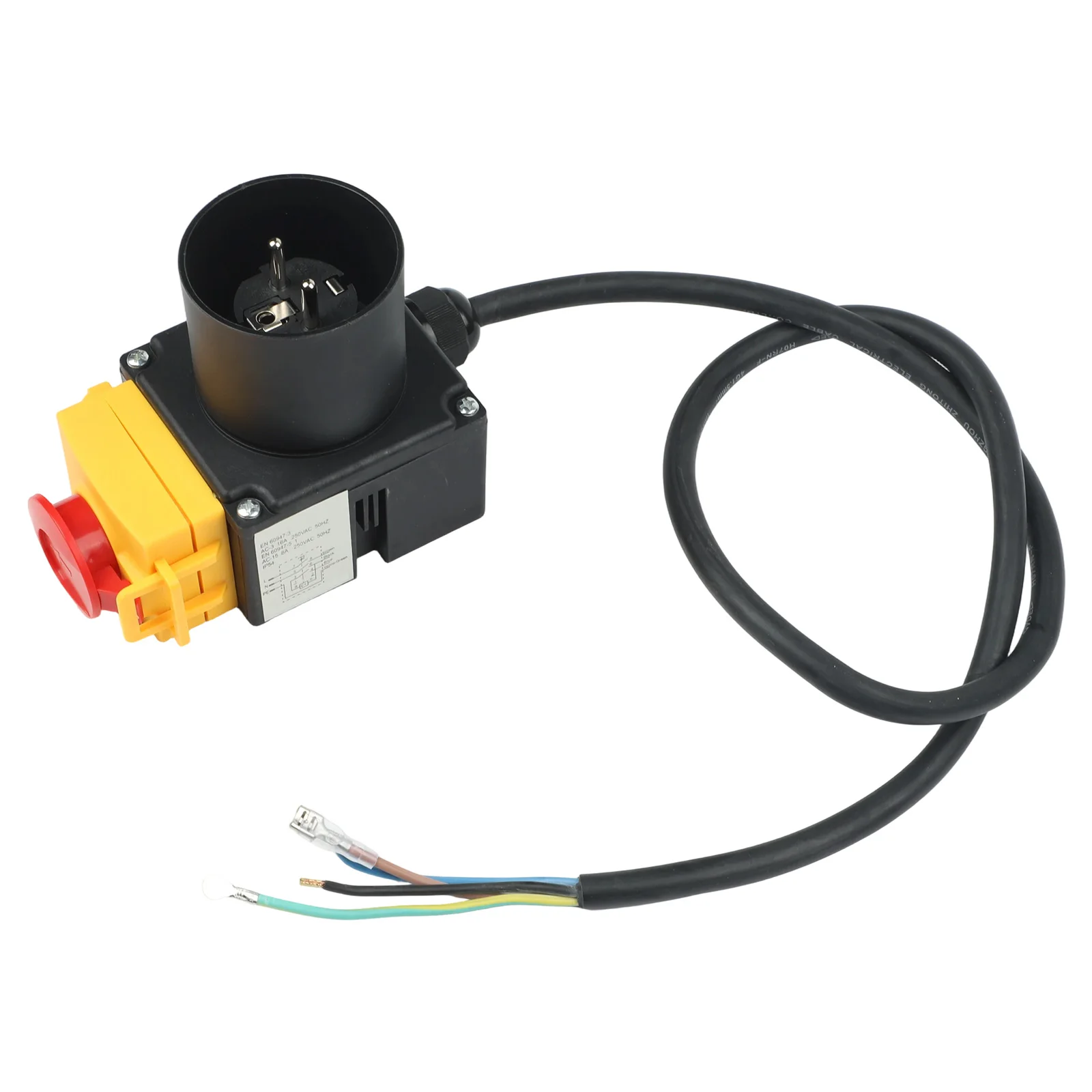 KOA7 250V Electromagnetic Switch Motor Protection With Stop Button IP54 For Wood Splitting Machine HCK3T Log