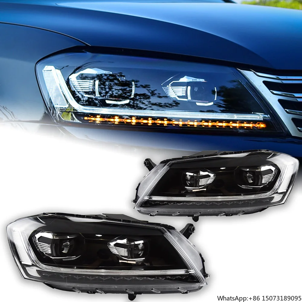 

Car Lights for B7 Headlight Projector Dynamic Signal Head Lamp LED Headlights Drl Lens Automotive Accessories