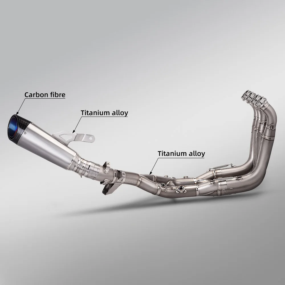 

60MM Titanium Alloy Exhaust Manifold Front Connection Pipe for S1000XR 2020-2026 Motorcycle Exhaust System