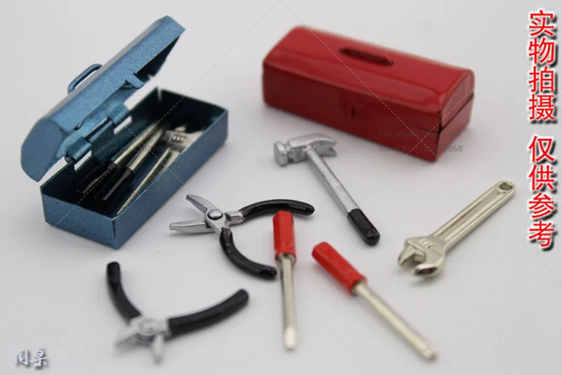 1/6 Scale Female/male Accessory Mini Hammer Wrench Screwdriver Pliers Micro Storage Case‌ For 12-inch Action Figure Soldier