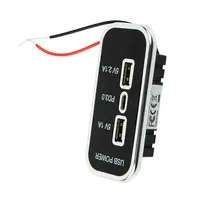 Tablet For Mobile Phone Power Adapter Car Charger Socket 12-24V Blue LED Indicator Dual USB Wide Compatibility