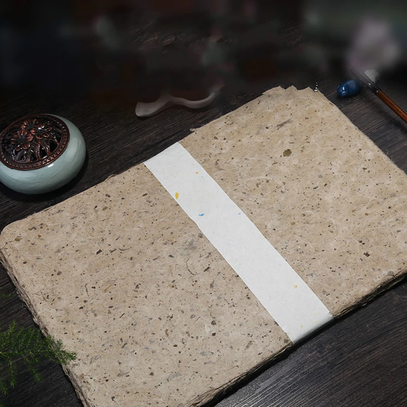 Chinese Mulberry Paper Chinese Antique Method Handmade Half-Ripe Xuan Paper Calligraphy Painting Rice Papier Papel Para Dibujar