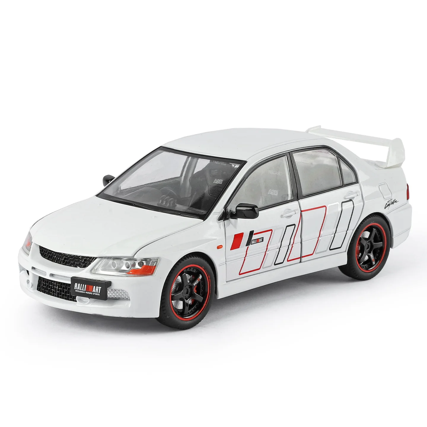 1:24 لانسر EVO IX EVO9 سبيكة نموذج سيارة لعبة Diecasts صب معدني التراجع الصوت والضوء سيارات لعب للأطفال مركبة #6